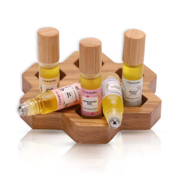 Wooden Essential Oil Kit Display